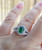 Emerald CZ Ring