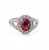 Garnet CZ Ring