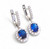 Sapphire CZ Earrings