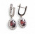 Garnet CZ Earrings