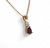Pear Shaped Garnet Pendant