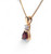 Pear Shaped Garnet Pendant