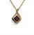 Rectangular Garnet Pendant