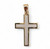 14k Gold 2-tone Cross