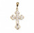 2-tone Diamond Cut Cross 00674