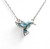 Light Blue Hummingbird Necklace
