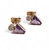 Fancy Amethyst Studs