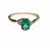 7x5 Lab Emerald Ring