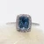 1.03ct Fancy Vivid Blue Lab Cushion