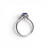 Halo Tanzanite Ring