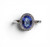 Halo Tanzanite Ring