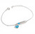 Blue Hearts ID Bracelet