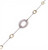 Open Circle Diamond Bracelet