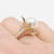 Floral Style Pearl Ring