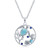 Turtle Pendant with Larimar