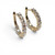 3.70ct Lab Diamond Hoops