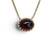 Garnet Cabochon Necklace