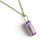 Amethyst Bezel Set Pendant