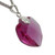 Fuchsia Crystal Heart