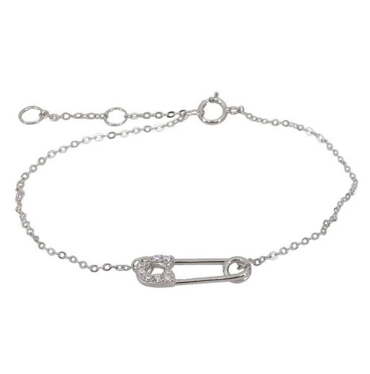 Safety Pin Bracelet