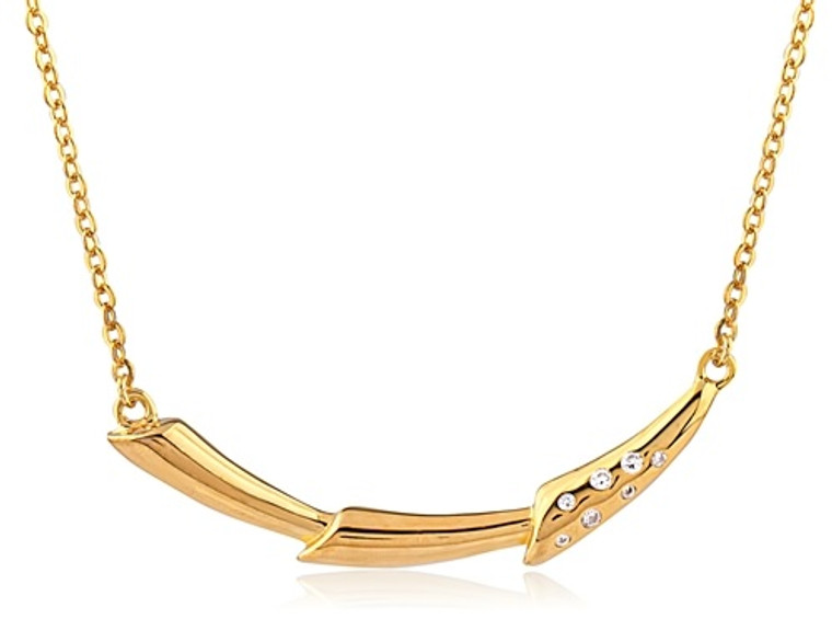 Gold plated necklace