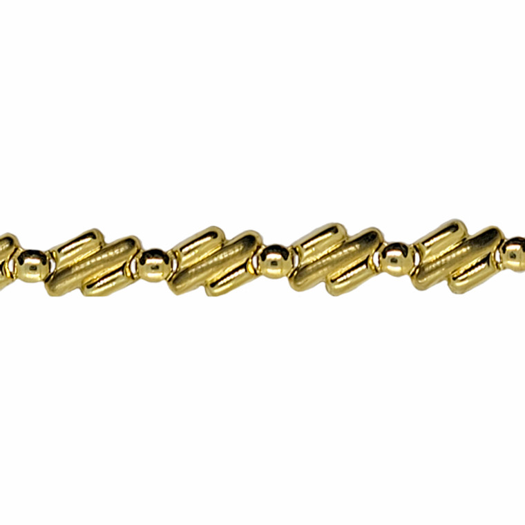 Puffy Yellow Gold Link