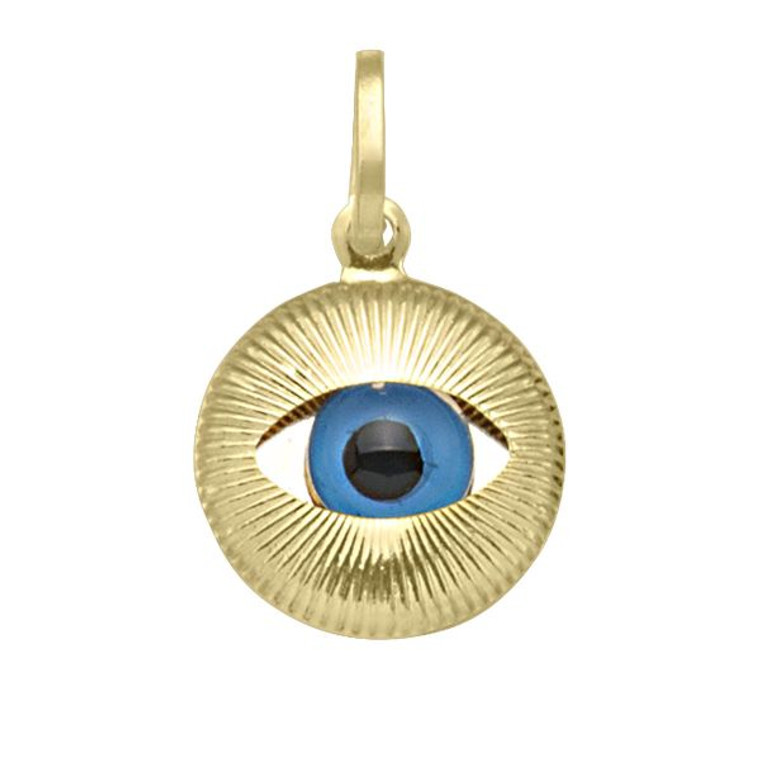 Yellow Gold Eye Charm