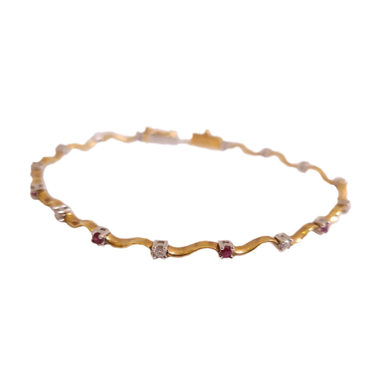 Ruby and Diamond Bracelet