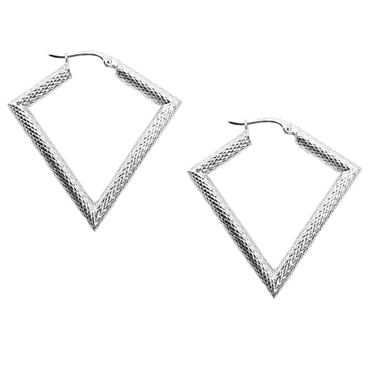 Triangle Shape Hoops