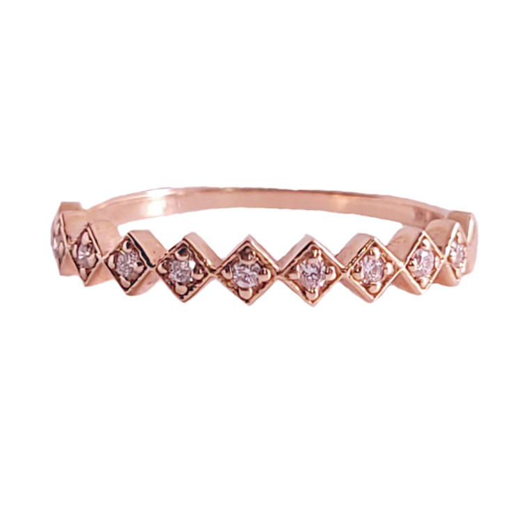 Stackable Style Ring in Rose Gold