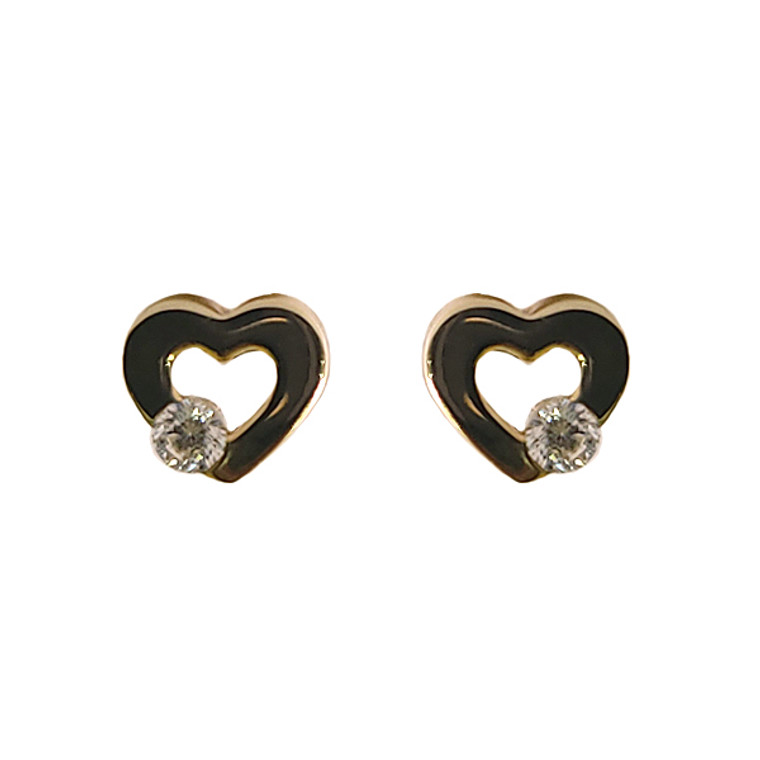 Small Heart Studs