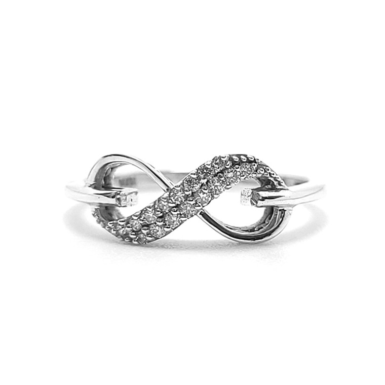 Diamond Infinity Ring