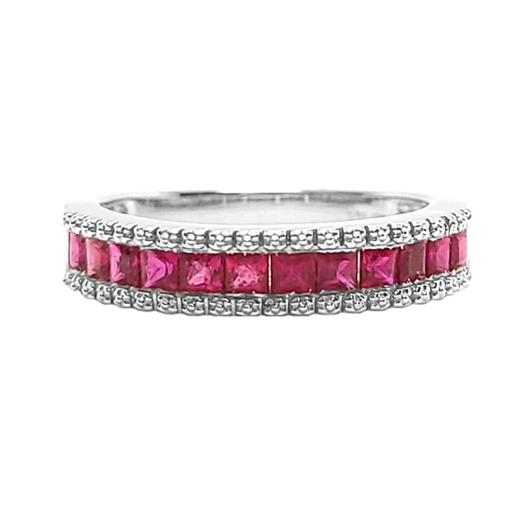 0.75ct TW Ruby Band