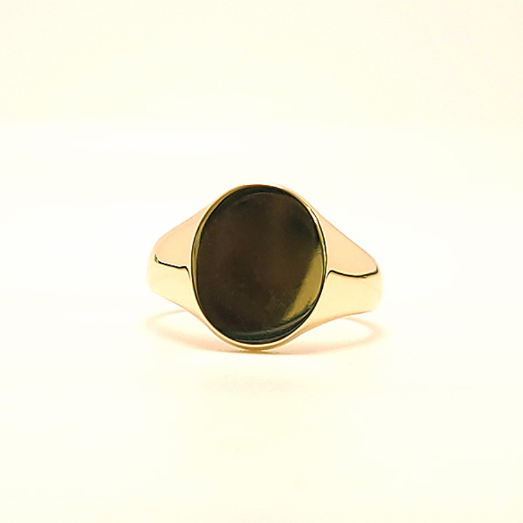 Oval Top Signet Ring