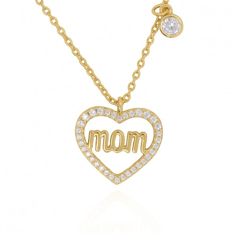 "Mom" Heart Necklace YGP