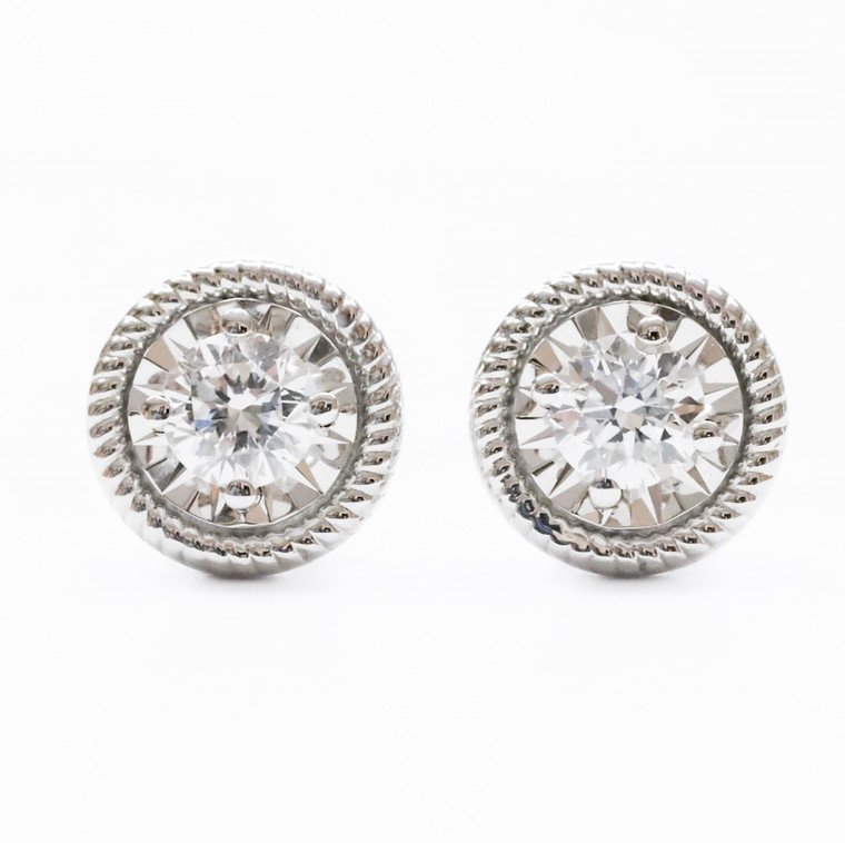 Vintage Style Diamond Studs