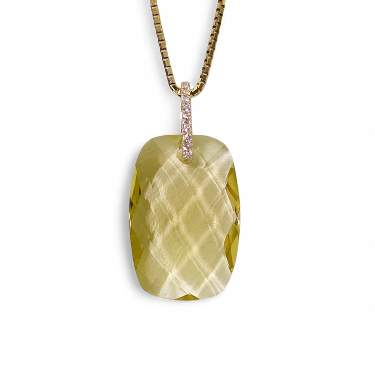Lemon Quartz Pendant