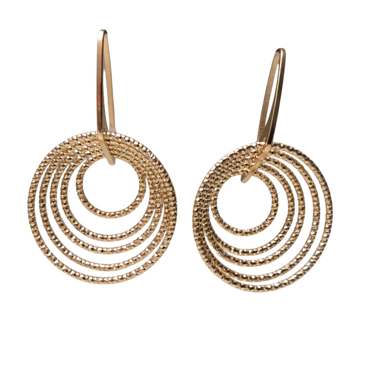 Marquise Dangle in Gold-Tone