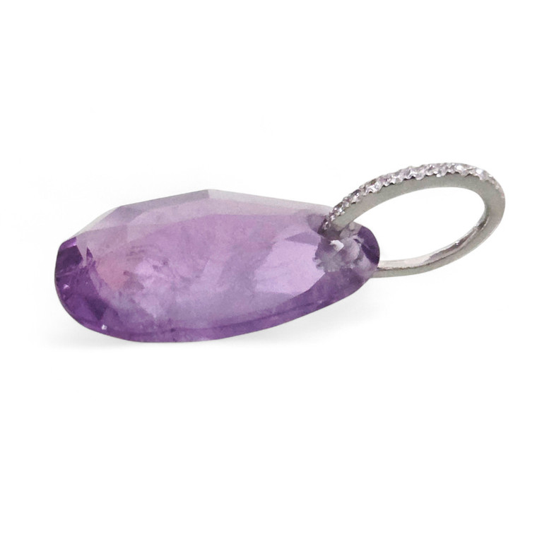 Amethyst Slice Pendant