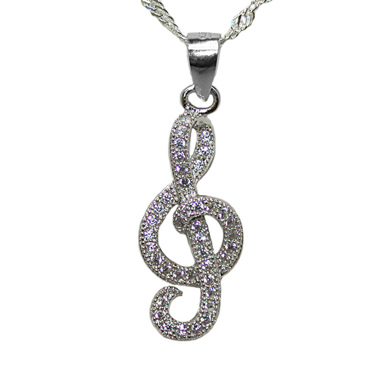 Treble Clef Pendant