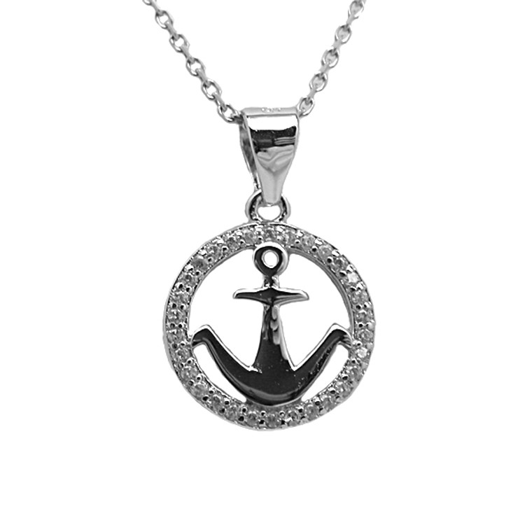 Sailor's Set of Earrings, Pendant and Chain