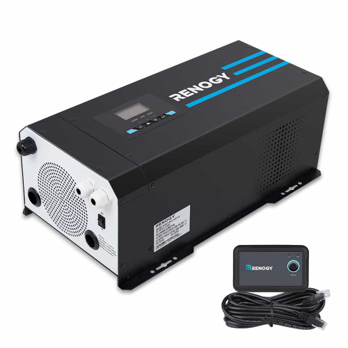 2000W 12V PURE SINE WAVE INVERTER CHARGER W/ LCD DISPLAY
