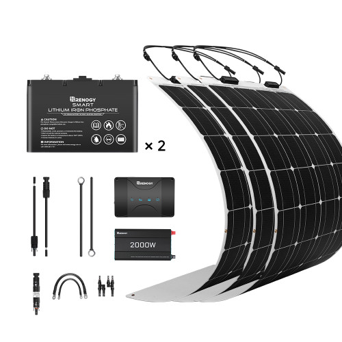 300 Watts Solar complete kit for RV