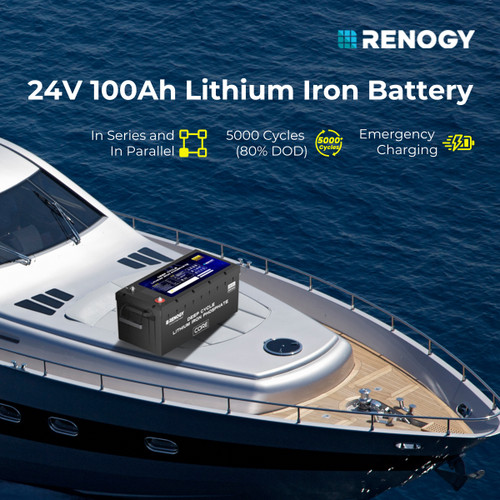 24V 100Ah Core Series Deep Cycle Lithium Battery