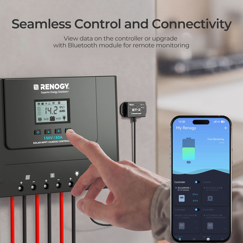 60 amp solar charge controller with simple operation
