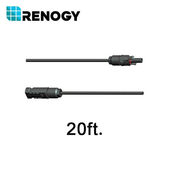 Renogy 20ft 10AWG Solar  Adaptor Kit (A pair)