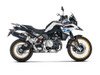 Akrapovic Slip-On Exhaust BMW F750GS / F850GS / Adventure Black Titanium Carbon Fiber S-B8SO8-HFBFCTBL