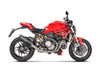 Akrapovic Slip-On Exhaust Ducati Monster 1200 / R / S / 821 Black Titanium Carbon Fiber S-D12SO8-RTBL