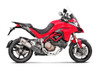 Akrapovic Slip-On Exhaust Ducati Multistrada 1200 / S Titanium Carbon Fiber Trapezoidal S-D12SO7-HHX2T