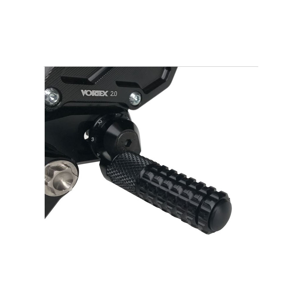 Vortex V3 2.0 Rearset Black - Yamaha YZF-R3 RS628K